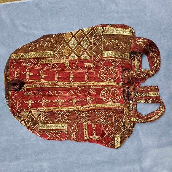 Host Pick! Vintage Backpack, Floral with Fall Colors - Picture 3 of 9